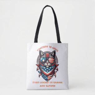Therapie is een cool T-shirt - Geestelijke gezondh Tote Bag