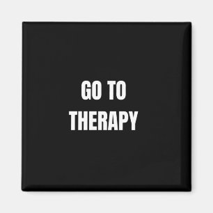 Therapie is een reis naar genezing magneet