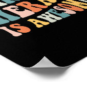 Therapie is Geweldige mentaal gezondheidsbewustzij Poster (Hoek)