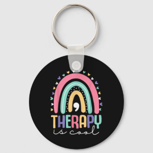 Therapie is het coole bewustzijn van de geestelijk sleutelhanger