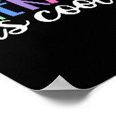 Therapie is koele zelfzorg geestelijke gezondheid poster (Hoek)