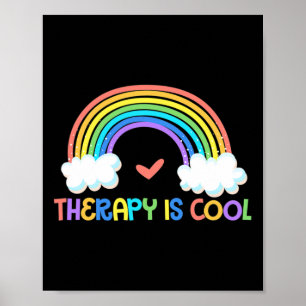 Therapie is kool Mental Health Awareness Therapist Poster