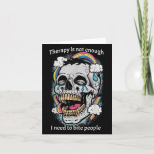 Therapie is niet genoeg, ik moet mensen bijten en kaart