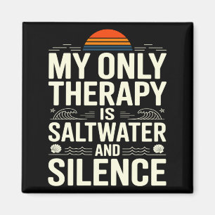Therapie is r en Silence Beach Zomer Casual Wear Magneet