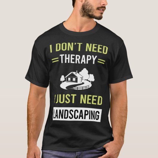 Therapie Landschapsarchitectuur T-shirt (Voorkant)