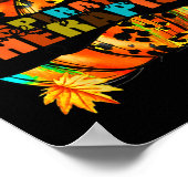 Therapie met ademhalingsstelsel Thankful Grateful  Poster (Hoek)