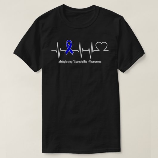 Therapie met hartslag Ankylosans Spondylitis Warri T-shirt (Design voorkant)