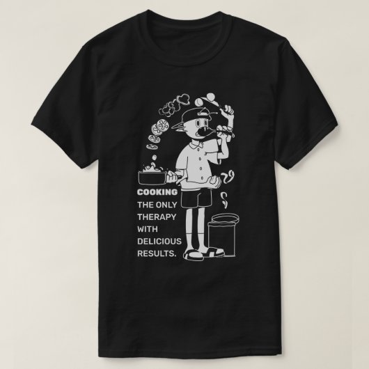 Therapie met heerlijke resultaten t-shirt (Design voorkant)
