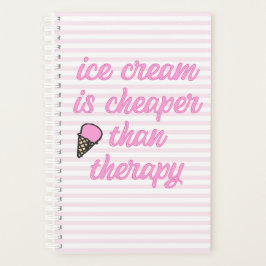 Therapie met ijs - Funny Summer Quote Planner