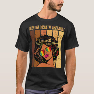 Therapie met psychische aandoeningen Afro-vrouwen  T-shirt