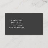 Therapie met therapie voor coach in de adviesgroep visitekaartje (Achterkant)