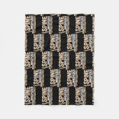 Therapie met wervelkolom-Whisperer-therapie Therap Fleece Deken (Voorkant)
