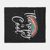 Therapie Mind Stability Awareness Fleece Deken (Voorkant (Horizontaal))