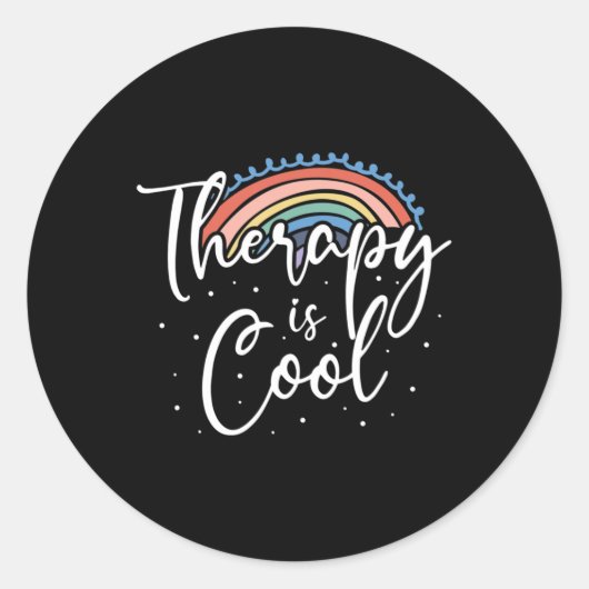 Therapie Mind Stability Awareness Ronde Sticker (Voorkant)
