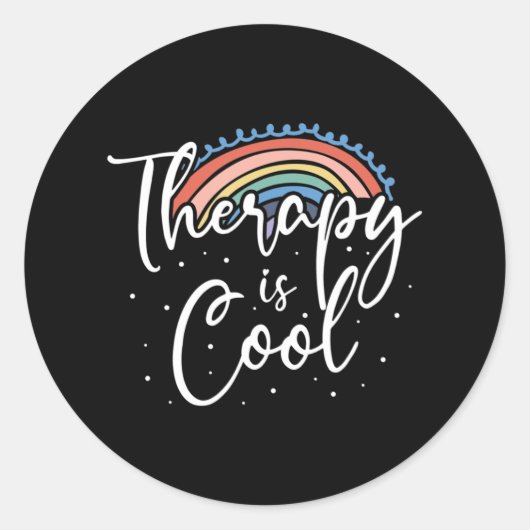 Therapie Mind Stability Awareness Ronde Sticker (Voorkant)