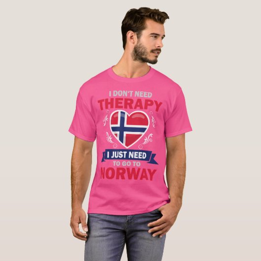 Therapie Noorwegen T-shirt (Voorkant volledig)