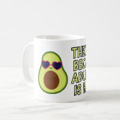 Therapie omdat volwassen zijn moeilijk is koffiemok (Voorkant links)