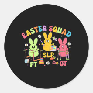 Therapie Pasen Team Slp Ot Pt Konijn Fysiek Ronde Sticker