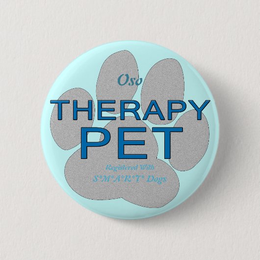 Therapie Pet Ronde Button 5,7 Cm (Voorkant)