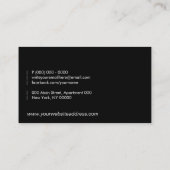 Therapie psychiatrisch menselijk brein visitekaartje (Achterkant)