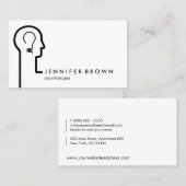 Therapie psycholoog visitekaartje (Voorkant / Achterkant)