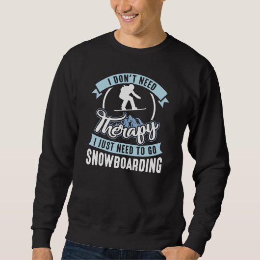 Therapie Snowboarden Trui (Voorkant)