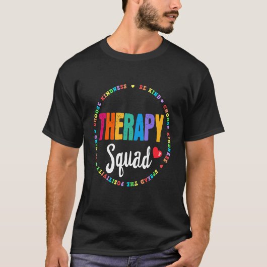 Therapie Squad PT OT ADPE Slp Occupational Therapi T-shirt (Voorkant)