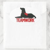 (Therapie) Teamwork Rode Stickers (Tas)