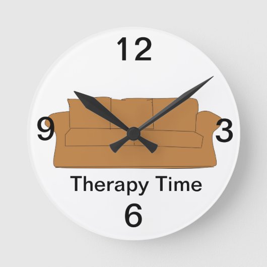 Therapie Time Clock Ronde Klok (Voorkant)