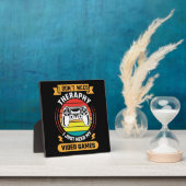 Therapie versus videogames, grappige videogamer, g fotoplaat (Insitu)