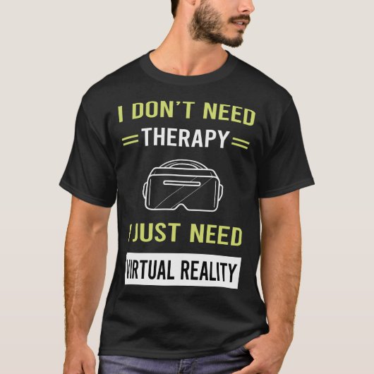 Therapie Virtual Reality VR T-shirt (Voorkant)
