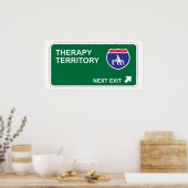 Therapie Volgende uitgang Poster (Keuken)
