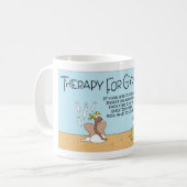 Therapie voor Gypsy Moth Koffiemok (Voorkant links)