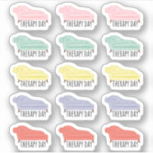 Therapiedag Afspraakherinnering Planner Kalender Sticker (Voorkant)