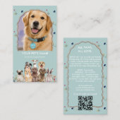 Therapiehond Handel Visitekaartje (Voorkant / Achterkant)
