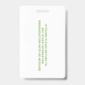 Therapiehond Identificatiebadge Badge (Achterkant)