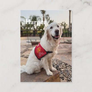 Therapiehond Ruilkaart voor Therapiehond Bezoeken Contactkaartje