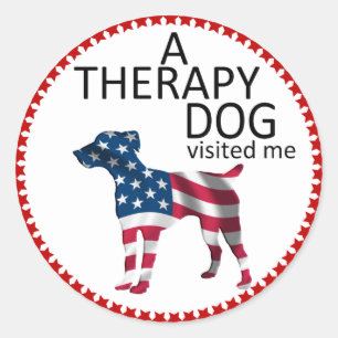 Therapiehond Souvenir Sticker
