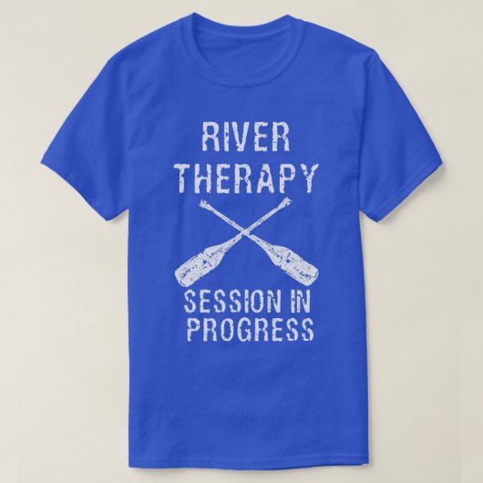 Therapiesessie over waterzuivering in de rivier de t-shirt (Design voorkant)