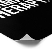 Therapieverklaring Geestelijke Gezondheid Actieve  Poster (Hoek)