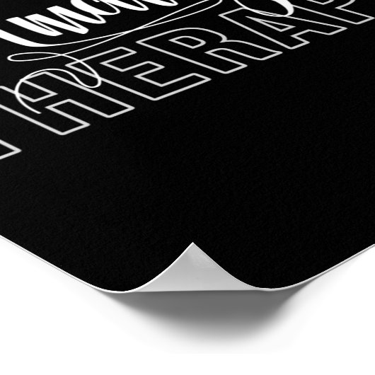 Therapieverklaring Steun Geestelijke Gezondheidspr Poster (Hoek)