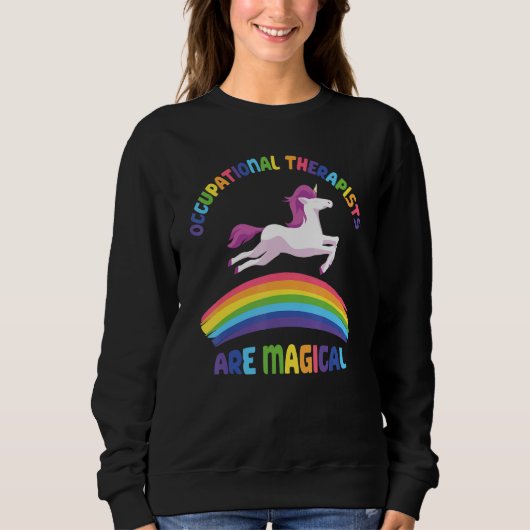 Therapist Are Magical   Unicorn Occupational Thera Trui (Voorkant)