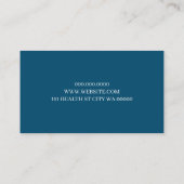 Therapist chiropractor Health Doctor Visitekaartje (Achterkant)
