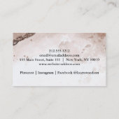 Therapist Counselor Abstract Watercolor Shapes Visitekaartje (Achterkant)