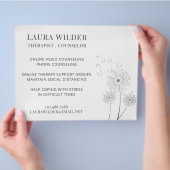 Therapist Counselor Online Flyer (Hand)