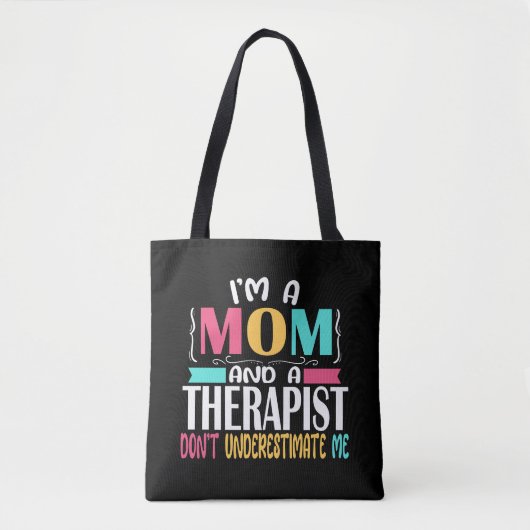 Therapist Counselor Psycholoog Social Worker Mam Tote Bag (Voorkant)