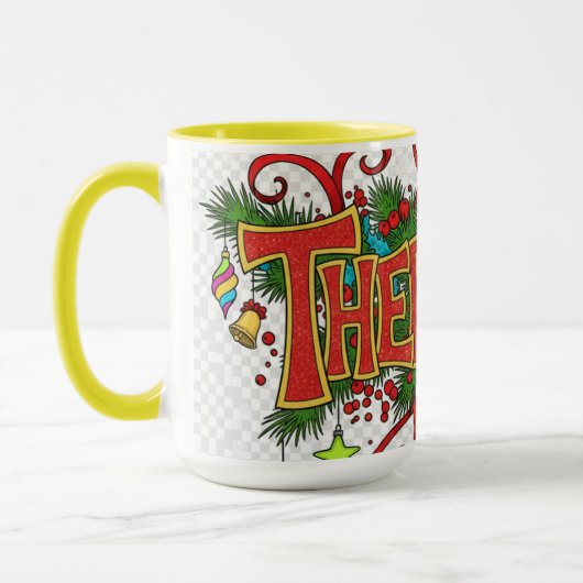 Therapist- Cute Festive Professionals Mug  Mok (Links)