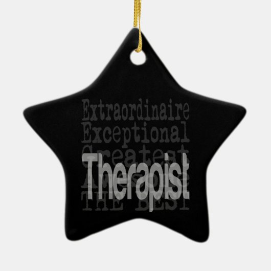 Therapist Extraordinaire Keramisch Ornament (Achterkant)