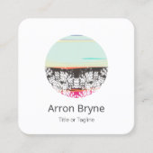 Therapist Health & Wellness Horizon Vierkante Visitekaartje (Voorkant)