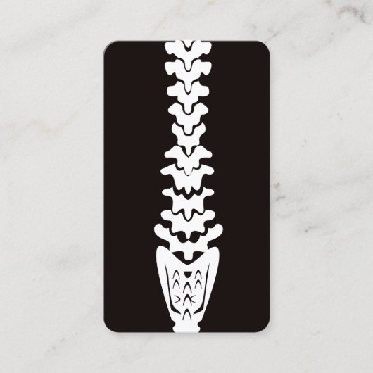 Therapist in het Chiropraktijk Manual Visitekaartje (Voorkant)